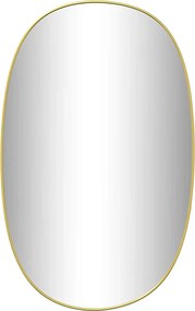 vidaXL Oglindă de perete, auriu, 70x45 cm