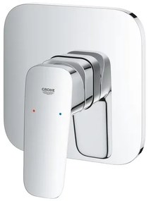 Baterie dus incastrata Grohe Cubeo crom lucios fara corp ingropat