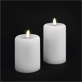 Set 2x lumânări LED, alimentare 4xAA + telecomandă