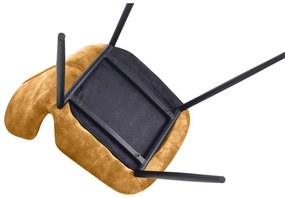 Scaun sufragerie Robby  (galben + negru). 1098705