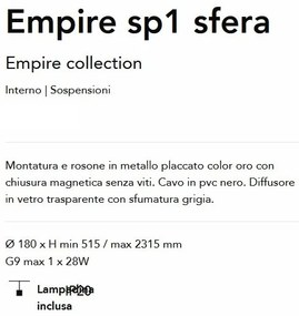Pendul design modern Empire sp1 sfera