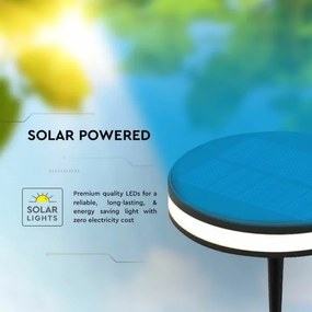 Lampă LED solară de exterior LED/1,8W/3,7V IP54 3000K