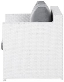 Set canapele pentru grădină Rimi (alb). 1011661