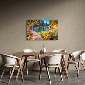 Tablou - Lacurile Plitvice, Croația (90x60 cm)