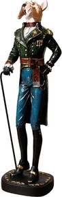 Statuie decorativă câine din rășină, H47 cm, "Dogmodore"