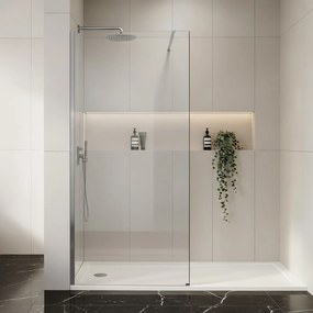 Paravan de dus Rea Flexi Transparent / Chrome 70