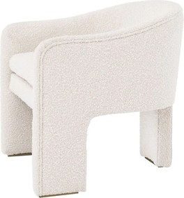 Scaun design LUX Pebbles boucle crem 115090 HZ