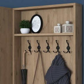 Set de hol Pone White and Walnut I