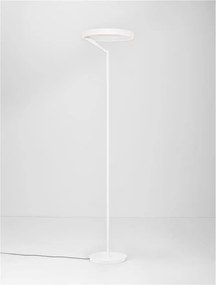 Lampadar circular aluminiu alb LED ADALIZ