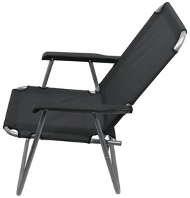 Scaun pliant pentru camping, gri