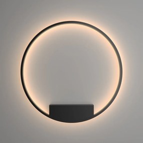 Aplica LED de perete design modern Rim negru 80cm