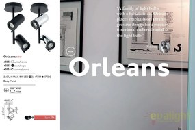 Plafoniera moderna cu 2 spoturi directionabile ORLEANS 2L crom 43534