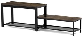 Set de 2 suporturi pentru pantofi, lemn vechi