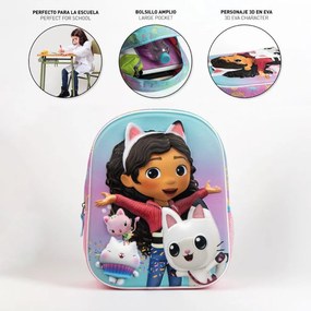 Gabby&#039;s Dollhouse Fun Rucsac 3D, geantă 31 cm