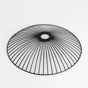 Brilagi - Lustră aplicată LED CERIA WIRE 1xE27/60W/230V Ø 26 cm neagră
