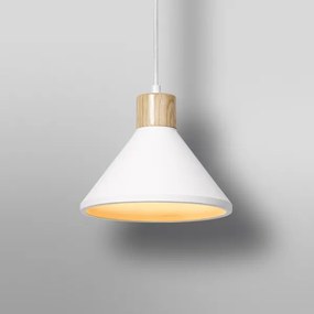 Lustră pe cablu Ledvance DECOR ipsos 1xE27/25W/230V d. 22 cm ipsos alb