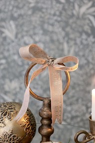 Etajeră vintage cu 2 tăvi din sticlă, finisaj alamă antichizată, H82/D45 cm