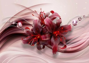 Fototapet. Rafinament Floral cu Perle. Art.05224