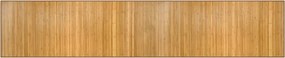 vidaXL Covor dreptunghiular, natural, 80x400 cm, bambus