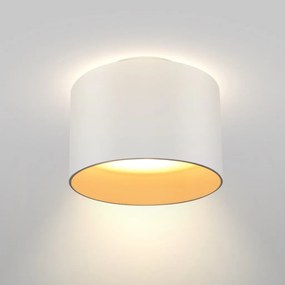 Spot LED aplicat design tehnic Planet alb