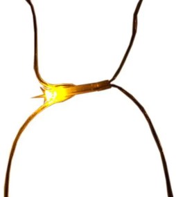 Plasă luminoasă LED de Crăciun - 3 x 3 m, 128 diode,alb cald