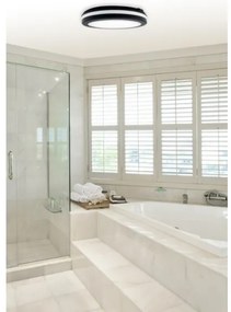 Corp de iluminat LED pentru baie COMET LED/24W/230V IP54 d. 30 cm negru Top Light