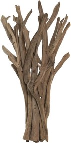 Aplică de perete din lemn de tec lucrat manual, natur, 78 x 37 cm, „Montreuil”