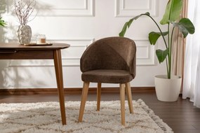 Set de scaune de sufragerie Bentley Brown și LightOak, 2 buc.
