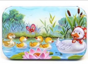 Puzzle din lemn - Rățuște 60buc