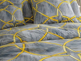 Lenjerie de pat din microfibra RYNETH gri Dimensiune lenjerie de pat: 70 x 80 cm | 140 x 200 cm