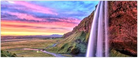 Tablou - Cascada Seljalandsfoss (120x50 cm)