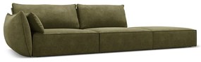 Șezlong verde (cu colț pe partea stângă ) Vanda – Mazzini Sofas