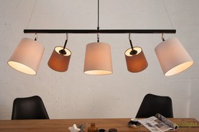 Lustra eleganta cu 5 abajururi Levels 100cm A-38826 VC