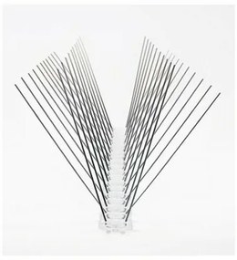 Ace de protecție împotriva porumbeilor, din inox, 50 x 12 cm