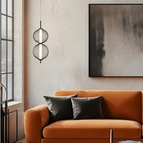 Lustru LED suspendat pe cablu PUMA LED/10W/230V Ø 14 cm negru