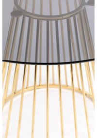 Masă de dining rotundă cu blat din sticlă ø 104 cm Floris – White Label