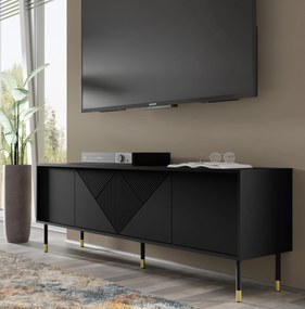 Masă TV 4D 180 Wenty (Negru + Auriu). 1125162