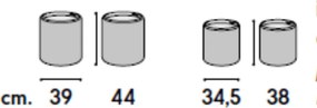 SET GREY 2 TABURETI