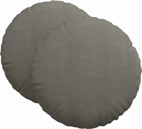vidaXL Perne de Șezut 2 pcs Gri deschis Ø 60 cm Țesătură din corduroy