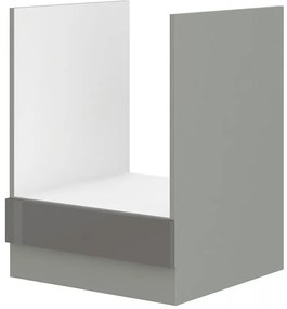 Dulap inferior de bucătărie pentru cuptor Gonir 60 D GAZ BB (gri + gri). 1032708