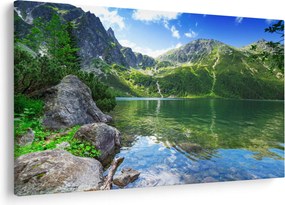 Tablou cu lac în munții Tatra (90x60 cm)