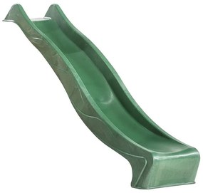 Tobogan copii, Kbt, HDPE Rex, lungime rampa 120 cm, Verde