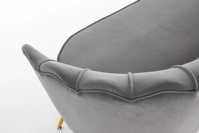 Canapea Altha XL (gri + Auriu). 1039470