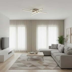 Brilagi - Plafonieră LED STRIPES, 37W, 230V, argintie