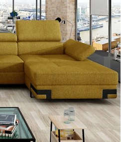 Coltar living extensibil Emporio XL pe dreapta – L339 x l223 x h95 cm
