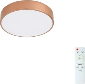 Brilagi - Lampă LED dimabilă de tavan POOL LED/36W/230V Ø 30 cm finisaj bronz + telecomandă