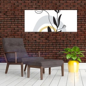 Tablou - Flori într-o vază N⁰1 (120x50 cm)
