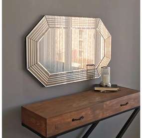 Oglindă de perete 60x100 cm bronz