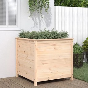 vidaXL Jardinieră de grădină, 82,5x82,5x78 cm, lemn masiv de pin
