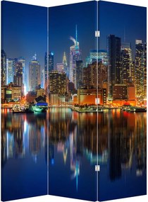 Paravan - Manhattan noaptea (126x170 cm)